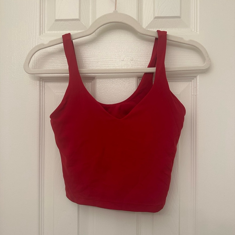 lululemon athletica align Red Tank Top
